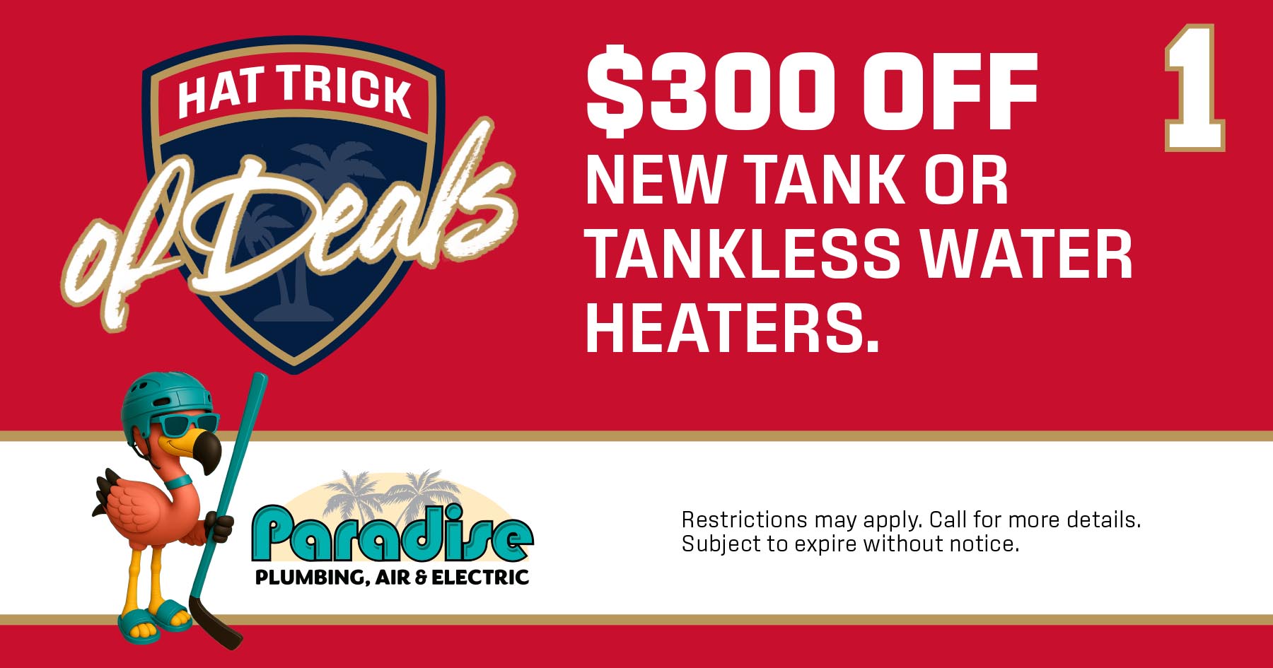 PST 250530-SM $300 OFF new tank or tankless water heaters!